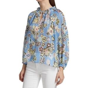 SALE 5/$25 Tanya Taylor Priya Floral Flowy Blouse XS